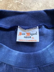 Vintage Blue Ice San Miguel Japan Brewery Tie Dye Shirt 90s Y2k