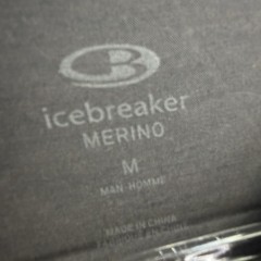 Icebreaker Merino Wool Graphic T Shirt Gray Size M Men’s Cycling Running Base