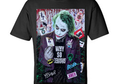 The Joker T Shirt Why So Serious? Joker Shirt Graphic Tee S-XXXL