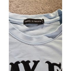 Streetz Iz Watchin Pray For My Opps Angel Muscle Tee Light Blue Small