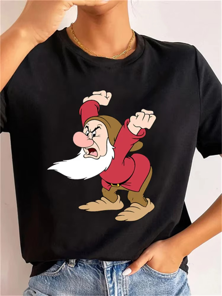 Disney The Seven Dwarfs Cute T-shirt Men Women Unisex 14