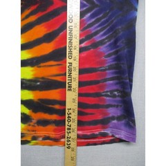 Gildan Multicolor Bold Graphic Artistic Short Sleeve Tie Dye T Shirt Medium