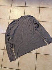 ECKO Men’s L/XL Gray Long Sleeve Crew Neck Graphic Print Knit T-Shirt