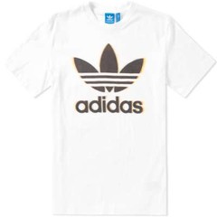 Adidas Originals Chrome Trefoil Tee Men’s Cult Photography Jersey White Black