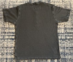 RRL Ralph Lauren Men’s Gray Waffle Knit Henley T Shirt Sz XL Thermal 100% Cotton