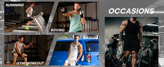 Men’s Tank Top Cotton Moisture Wicking Muscle Shirt Summer Sleeveless Gym Shirts