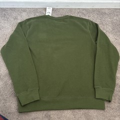 Everlast Cotton Crew Neck Sweatshirt Sweater Green Pullover Men’s Size Large M