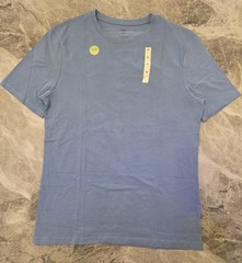 M&S Slim Fit Pure Cotton Crew Neck T-Shirt ~ REGULAR LENGTH ~ 2 PACK ~ Size M