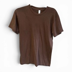 American Apparel Vintage 2000’s T-Shirt, 50-50, Brown, size s