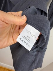Unbound Merino Shirt Mens XXL Dark Gray Merino Wool Jersey Long Sleeve Crew