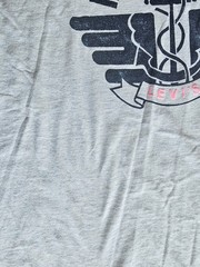 Vintage Dockers Levis Shirt Mens Extra Large Gray Graphic Tee Winged Anchor 90s