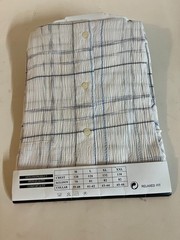 Men shirt BERRY size -L white/black/blue.
