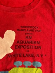 WOODSTOCK T Shirt 2000 concert print rock band Red Anvil Tag Size Small Vtg
