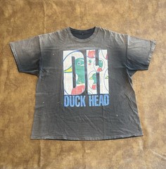 Vintage Duck Head T Shirt Faded Hunting Single Stitch Used Men’s Size XL