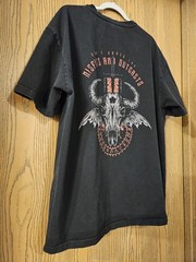 ALLEGORY HOUSE Revenge Series Shirt XL Heavyweight Black Misfits Outcasts Skull