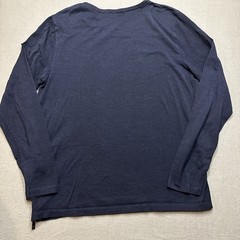 Versace Collection Long Sleeve Crew Neck Mens XL Zipper Accent Shoulder & Side