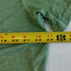 Lucky Brand Venice Burnout Henley Shirt Mens XL Green Stretch Lightweight
