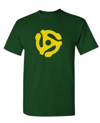 DJ 45 RPM ADAPTER – spider record dj music – Cotton Unisex T-Shirt