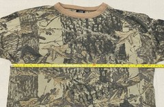 Vintage ACE SPORTSWEAR Shirt Mens L Sniper Camo Pocket Tee Hunting USA 90s