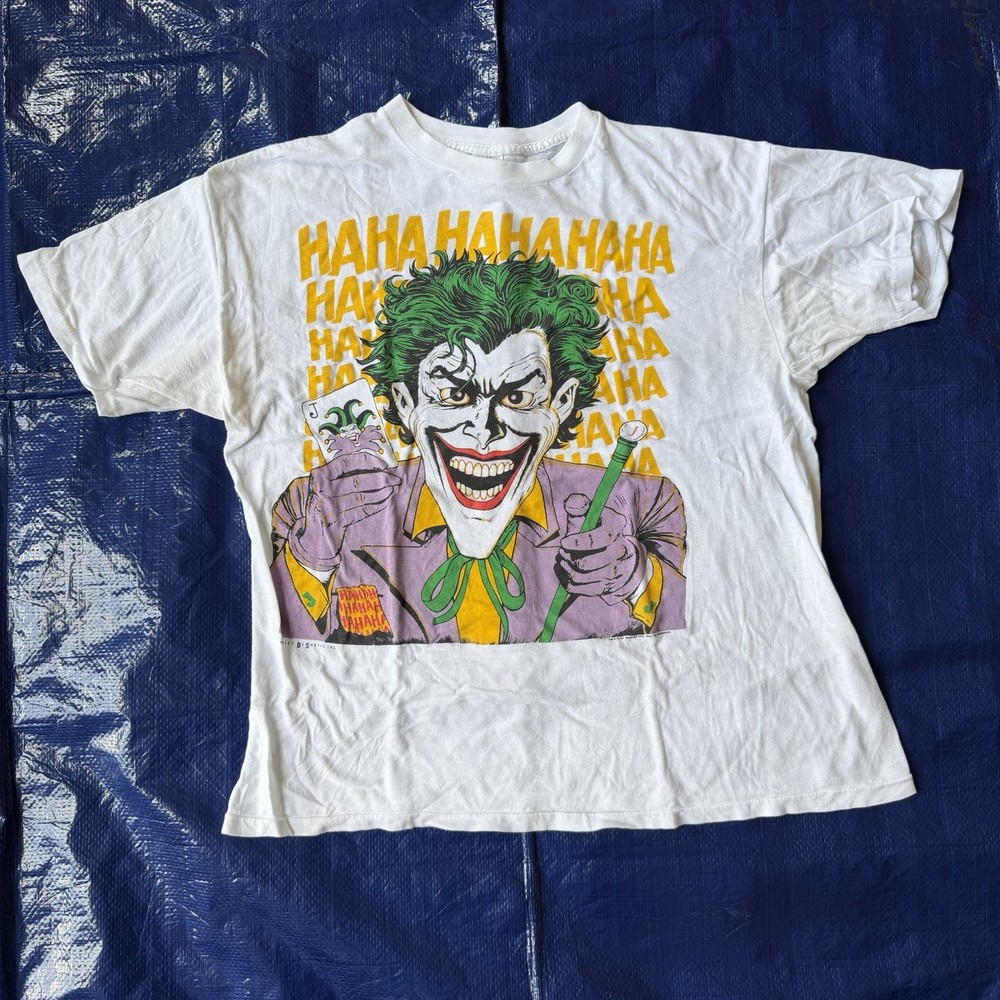 Vintage Joker Stanley Desantis Inc T Shirt Dc Comics Single Stitch