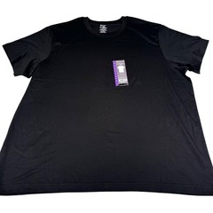 Member’s Mark Essential Crewneck Tee XXL Black Pima Cotton Blend Short Sleeve