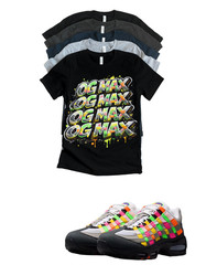Custom Shirt To Match Max 95 OG MAX Woven Multi-Colored Tee Sneaker