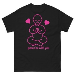 Happy Buddha Baby Child Peace Self Love Care tee shirt t-shirt