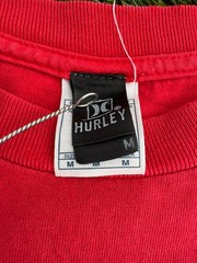 Hurly Intl International Y2K Surf Skate Mens Vintage T Shirt Red Medium