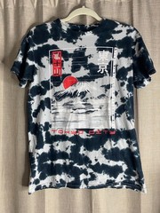 BOWERY SUPPLY CO T-Shirt M – Japan Tokyo City Highest Mt. Y2K Hippie Tie Dye