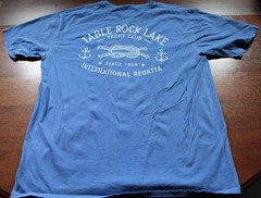 Table Rock Lake Yacht Club T-Shirt Missouri Ozarks Boat Shirt L