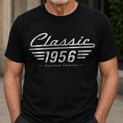 Classic 1956 Limited Edition Vintage Car 70th 71th 72th 73th 74th Birthday Mens