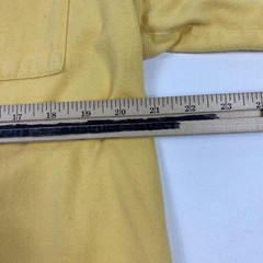 Columbia Shirt Mens Large Yellow Pocket Crewneck Cotton Casual Outdoors