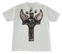 Travis Scott T Shirt L White JackBoys 2 C2 Tee NEW *spots