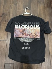 PacSun Men’s Black “Glorious” Los Angeles Graphic Print Crew T-Shirt M
