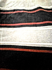 MATSUDA VINTAGE KNIT TOP BLACK MULTICOLOR STRPES CREW SLEVELESS CH 40″