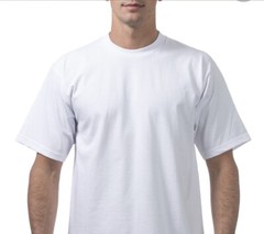 3 PACK PROCLUB PRO CLUB MENS PLAIN SHORT SLEEV T SHIRT HEAVYWEIGHT COTTON S-5XL