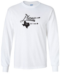 Plano Texas State T-Shirt Long Sleeve Graphic Tees Unisex Apparel Design