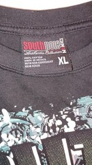 Vintage South Pole T-Shirt Mens XL Hip Hop SouthPole Foil Green Y2k