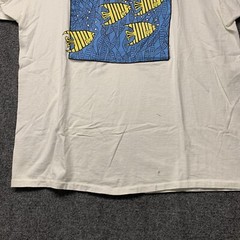 Vintage Aquatic T-shirt Adult Size Extra Large White Short Sleeve Men’s 80s