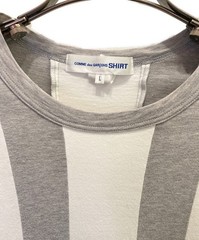 COMME des GARCONS SHIRT Designer shirt Size: L Gray Men FG-T010