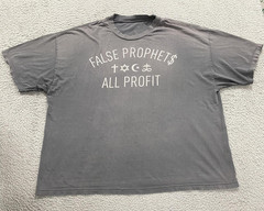 Ninth Circle Shirt Mens 3XL Gray False Prophets All Profit Graphic Streetwear