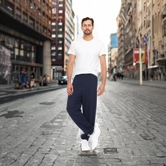 BILLIONHATS Bulk 24 Pack 12 Mens Jogger Pants & 12 Assorted Long Sleeve T-Shirts