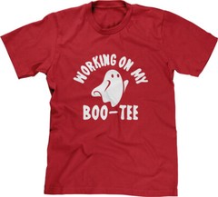 Boo-Tee Trick or Treat Halloween Costume Party Funny Humorous Ghosts Mens Tee