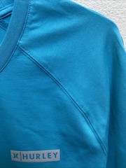 NEW Hurley Teal Blue Bootcamp Raglan SS Tee XL Men’s T shirt Crew Neck NWT $28