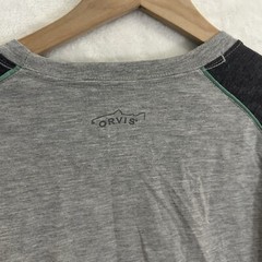Orvis Trout Bum Men’s Shirt Raglan Long Sleeve Casual Shirt Size Medium