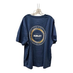 Hurley Mens All Day Graphic Tee. Submarine Blue. XXL NEW!!