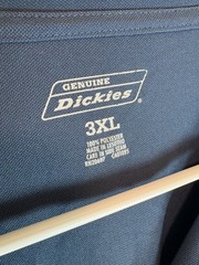 Dickies Performance Moisture Wicking Long Sleeve Pocket Blue T-Shirt Mens 3XL