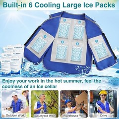 Chaleco refrigerante para hombres y mujeres (accesorios para motociclistas)