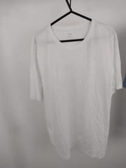 Goodmove M&S Men’s 3Pcs T-shirts Size L White & Blue Regular Fit NEW with Defect