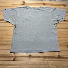Vintage 90s Champion Script Logo Embroidered Streetwear Heather T-Shirt – XL